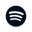 Black Spotify Icon
